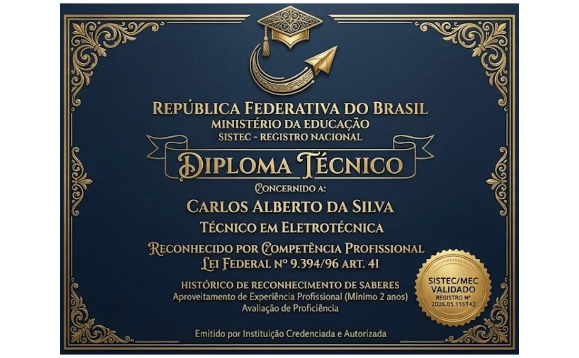Tipo de Diploma Técnico por Competência - Como é um diploma de técnico por Experiência?